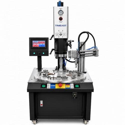 Rotary Indexing Ultrasonic Welding System for Automated Plastic Assembly