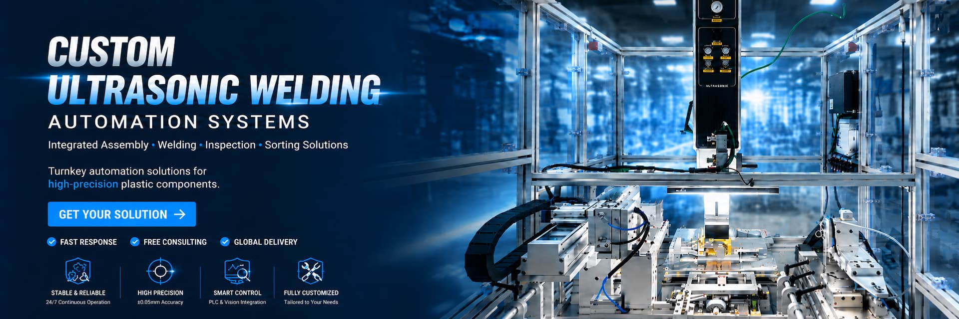 Custom Ultrasonic Welding Machines & Automation Solutions | TIMEAST