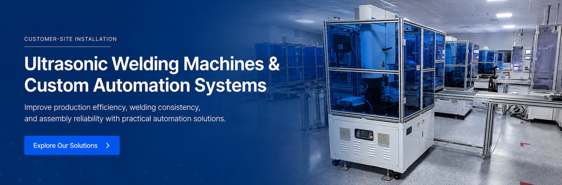 Custom Ultrasonic Welding Machines & Automation Solutions | TIMEAST