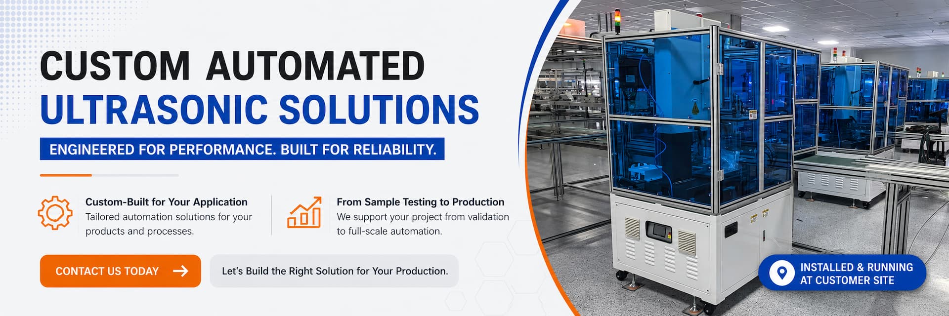 Custom Ultrasonic Welding Machines & Automation Solutions | TIMEAST