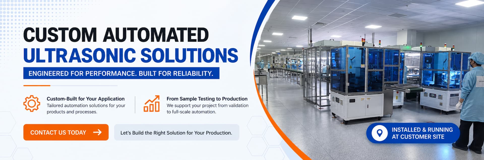 Custom Ultrasonic Welding Machines & Automation Solutions | TIMEAST