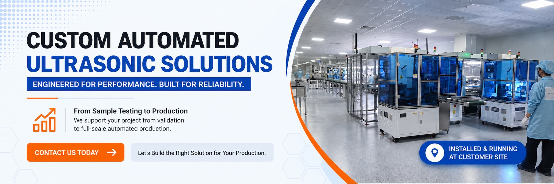 Custom Ultrasonic Welding Machines & Automation Solutions | TIMEAST