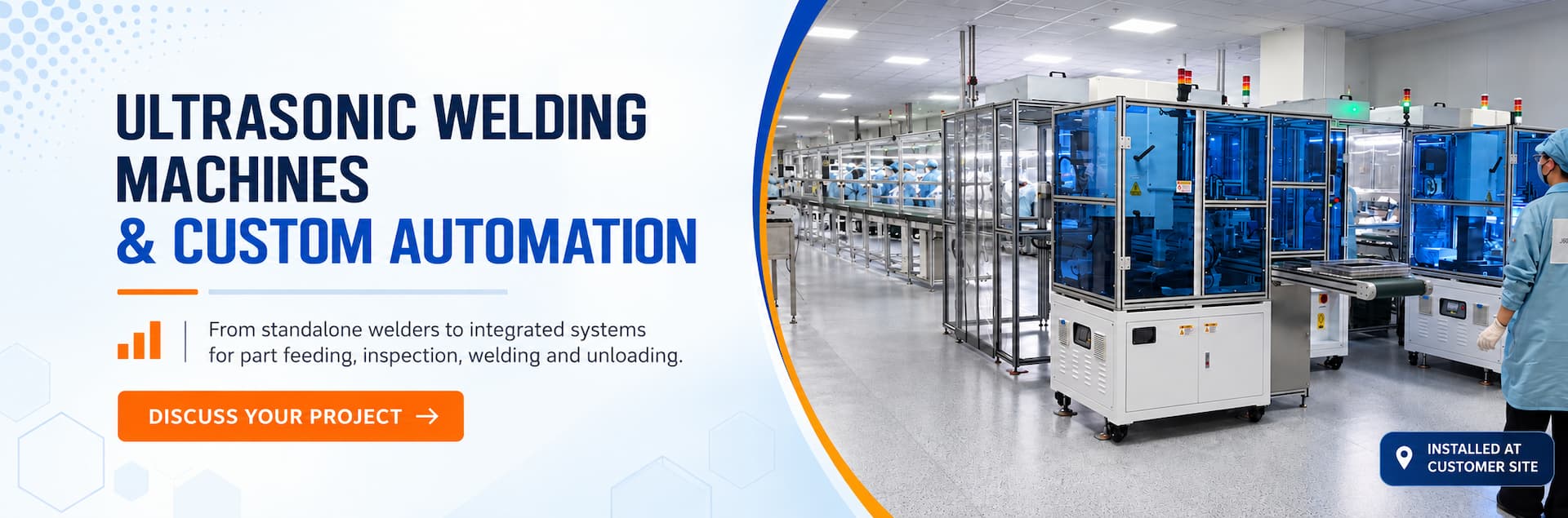 Custom Ultrasonic Welding Machines & Automation Solutions | TIMEAST