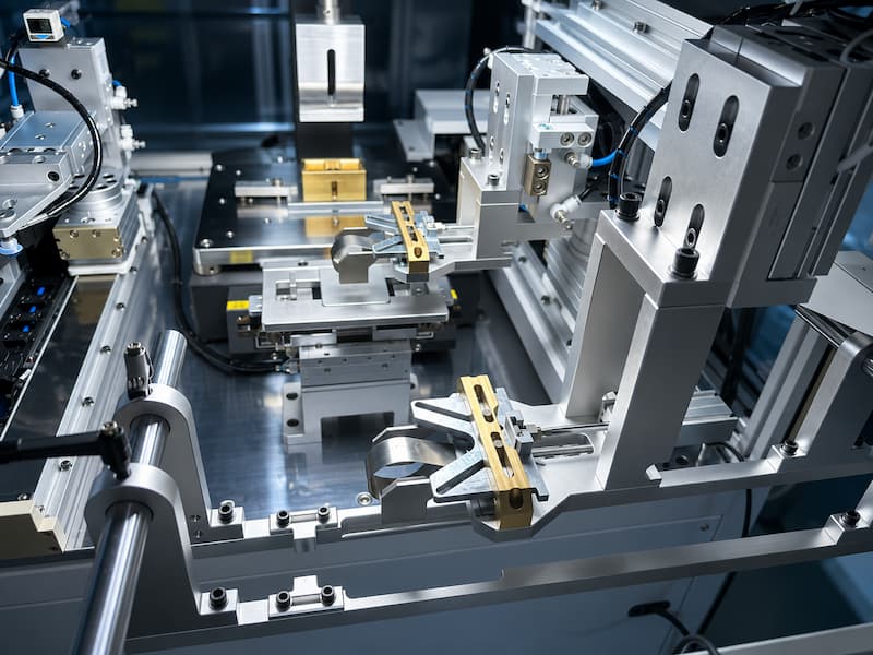 Automatic transfer, vision inspection, and ultrasonic welding structure inside the automation line..jpg