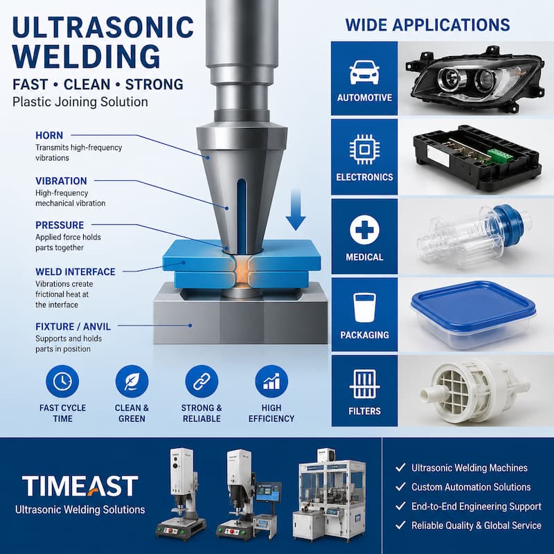 Ultrasonic Welding Complete Guide Complete ultrasonic welding guide for plastic parts