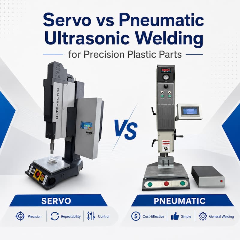 Servo vs Pneumatic Ultrasonic Welding for Precision Plastic Parts Servo vs pneumatic ultrasonic welding comparison for precision plastic parts
