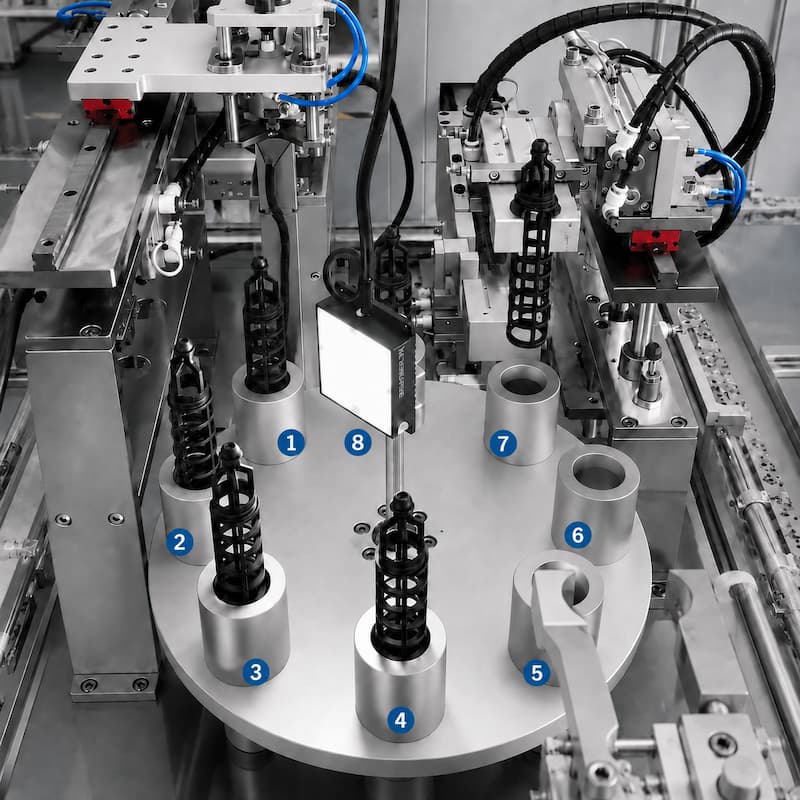 Machine Vision Camera for Industrial Automation Custom industrial automation system with integrated machine vision inspection