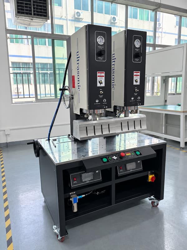 double heads ultrasonic welding machine in TIMEAST workshop